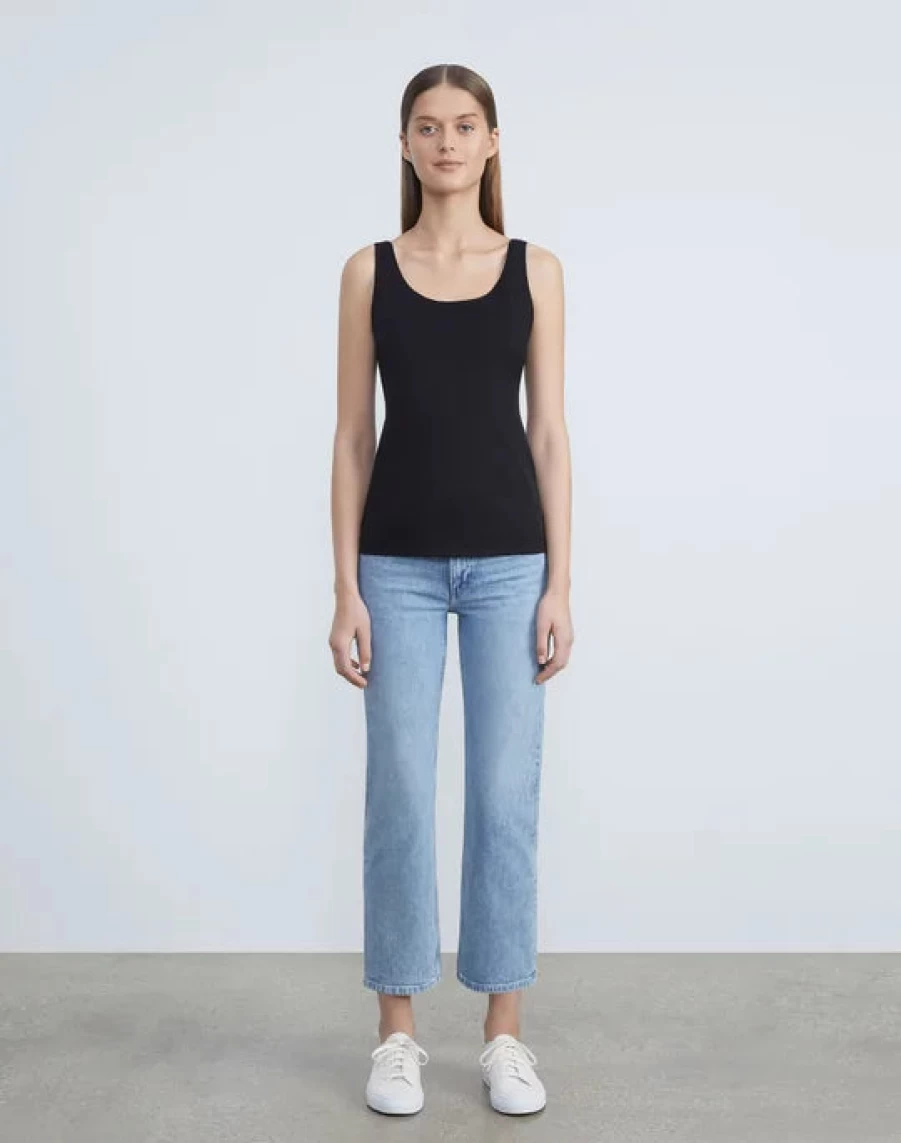 Lafayette 148 New York Rider Tank Top - Women's Elegant Casual Blouse