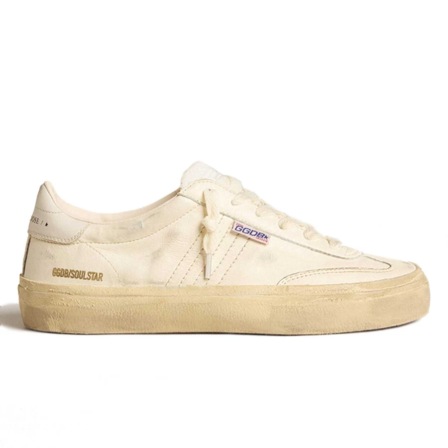 Golden Goose Soul Star Sneakers - Vintage-Inspired Distressed Leather Sneakers for Men & Women