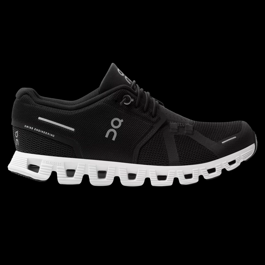 On Shoes Women's Cloud 5 Running Shoes - Black White