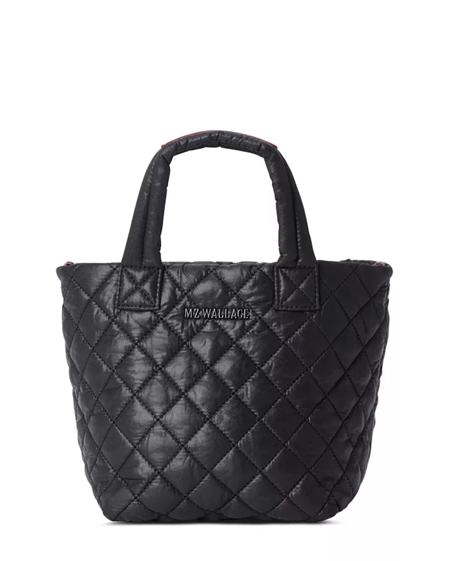 MZ Wallace Micro Metro Tote Deluxe - Lightweight Nylon Crossbody Bag for Women