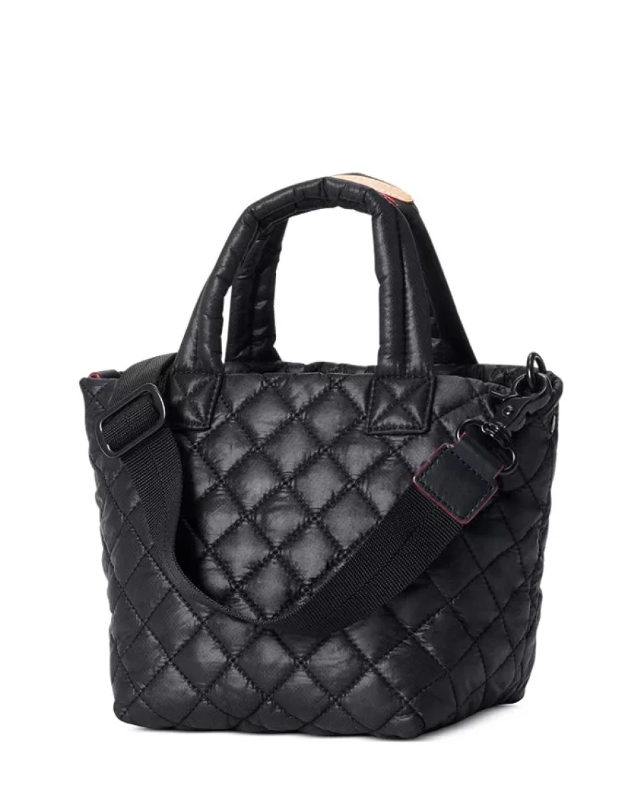 MZ Wallace Micro Metro Tote Deluxe - Lightweight Nylon Crossbody Bag for Women