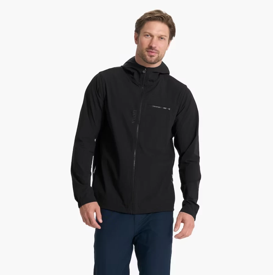 Vuori Excursion Ripstop Jacket - Lightweight Water-Resistant Outdoor Travel Coat