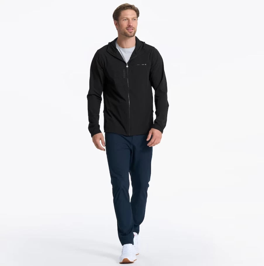 Vuori Excursion Ripstop Jacket - Lightweight Water-Resistant Outdoor Travel Coat