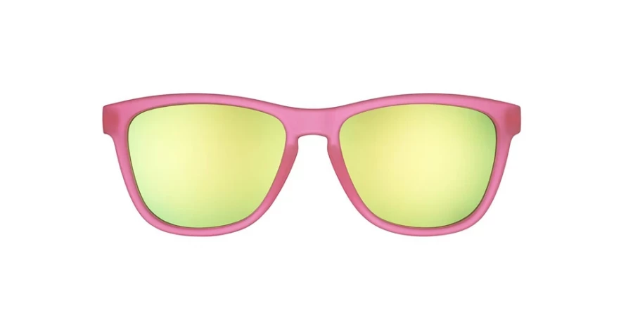 Goodr Sunglasses Flamingos On A Booze Cruise Polarized Aviator Sunglasses for Men and Women