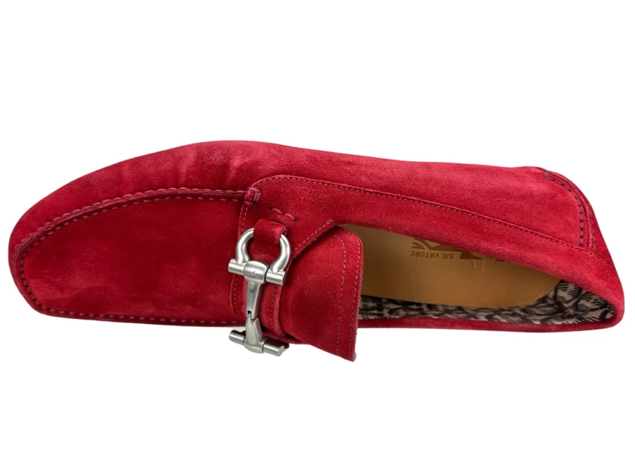 Ferragamo Parigi Eco Gancini Driver Loafers for Men - Luxury Italian Leather Slip-On Shoes