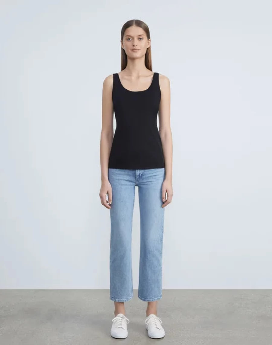 Lafayette 148 New York Rider Tank Top - Women's Elegant Casual Blouse