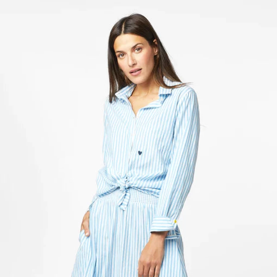 Kerri Rosenthal Mia Cabana Striped Shirt – Stylish Women's Casual Top