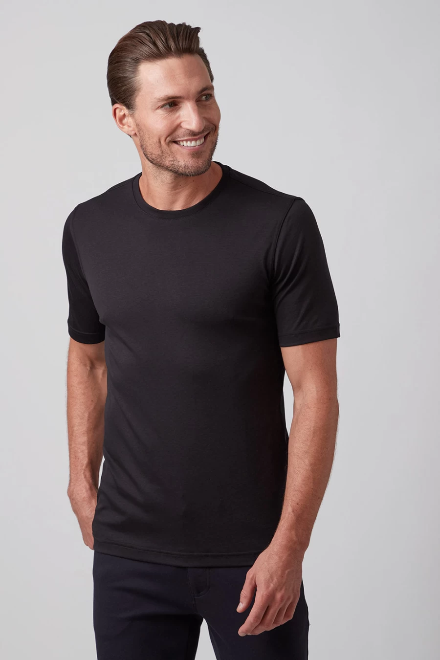 Raffi Lafayette Crew Neck T-Shirt for Men - Soft Cotton Casual Tee