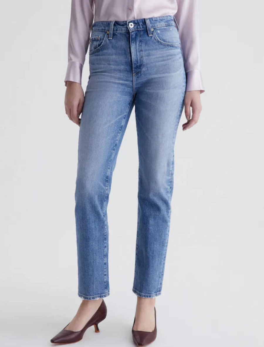 AG Jeans Saige High-Rise Skinny Jeans in 19 Years Suburbia Wash