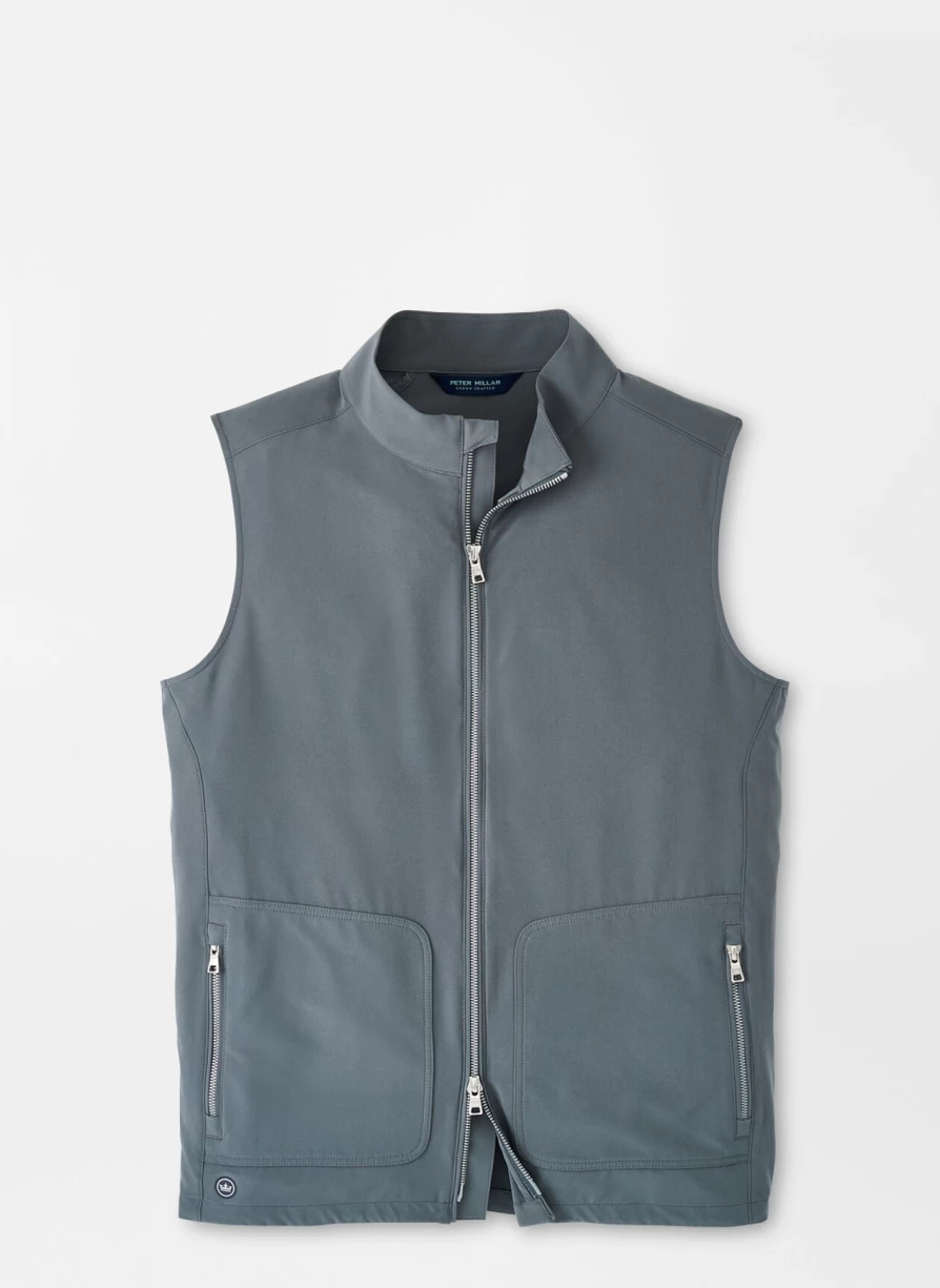 Peter Millar Men's Iron Contour Vest – Lightweight Performance Golf & Active Wear
