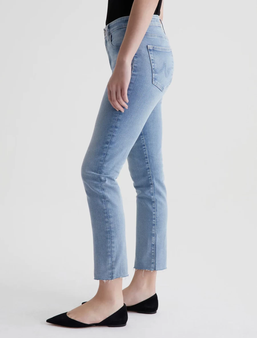 AG Jeans Mari Crop - 24 Years Looking Glass High-Waisted Denim Shorts