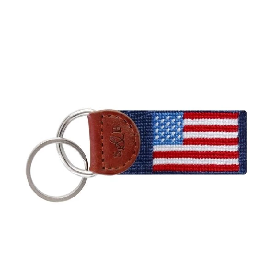 Smathers & Branson Premium Leather Key Fob – Stylish and Durable Keychain Accessory