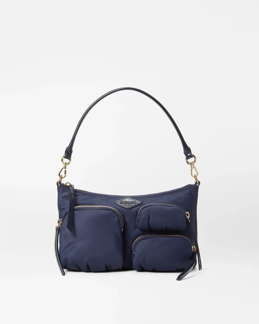 MZ Wallace Chelsea Petite Shoulder Bag in Dawn - Lightweight Crossbody Purse for Women
