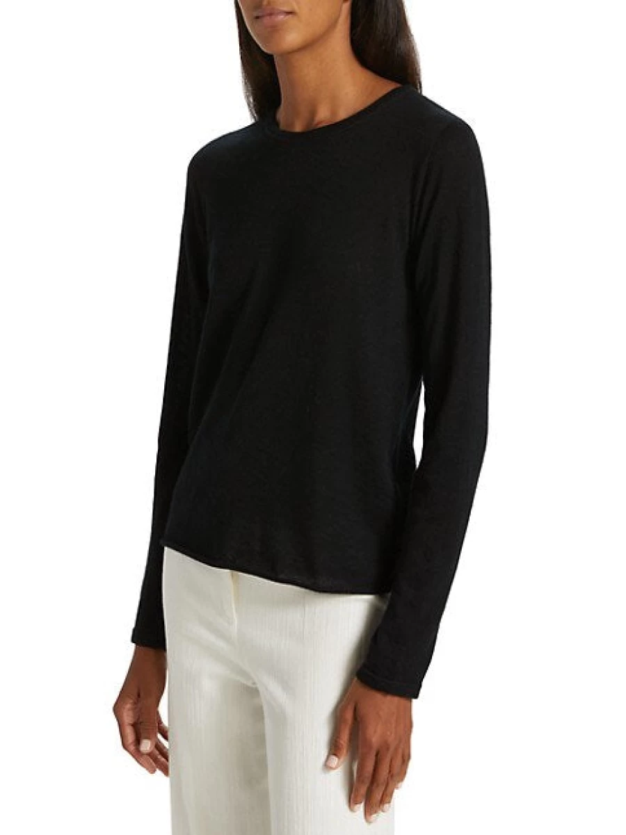 Kinross Cashmere Fitted Crew Neck Sweater for Men & Women | Soft Luxury Knitwear