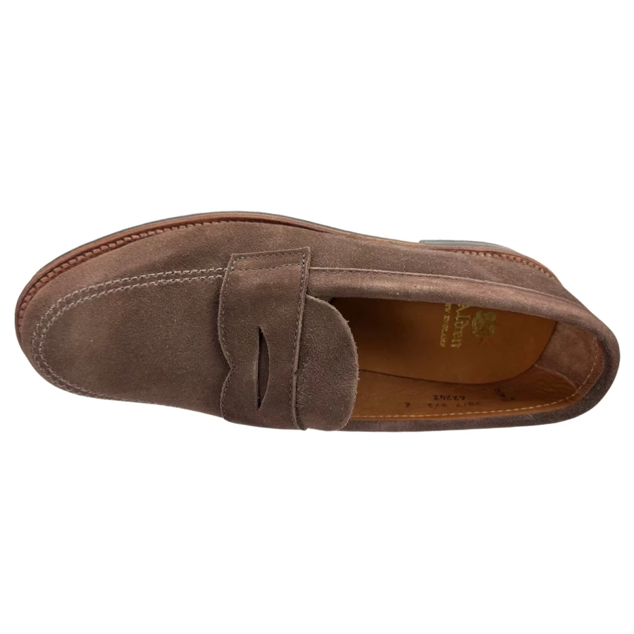 Alden Suede Penny Loafers for Men – Classic Comfort & Timeless Style