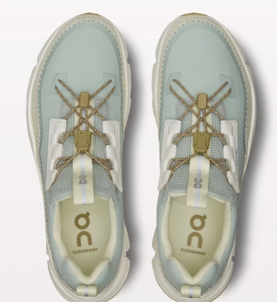 Women's Cloudaway Running Shoes by On - Glacier/Seedling Colorway