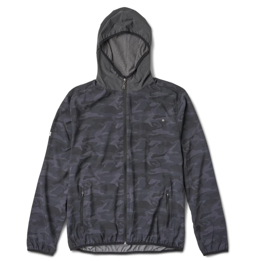 Vuori Men's Outdoor Trainer Shell Jacket - Lightweight Water-Resistant Hiking & Running Windbreaker